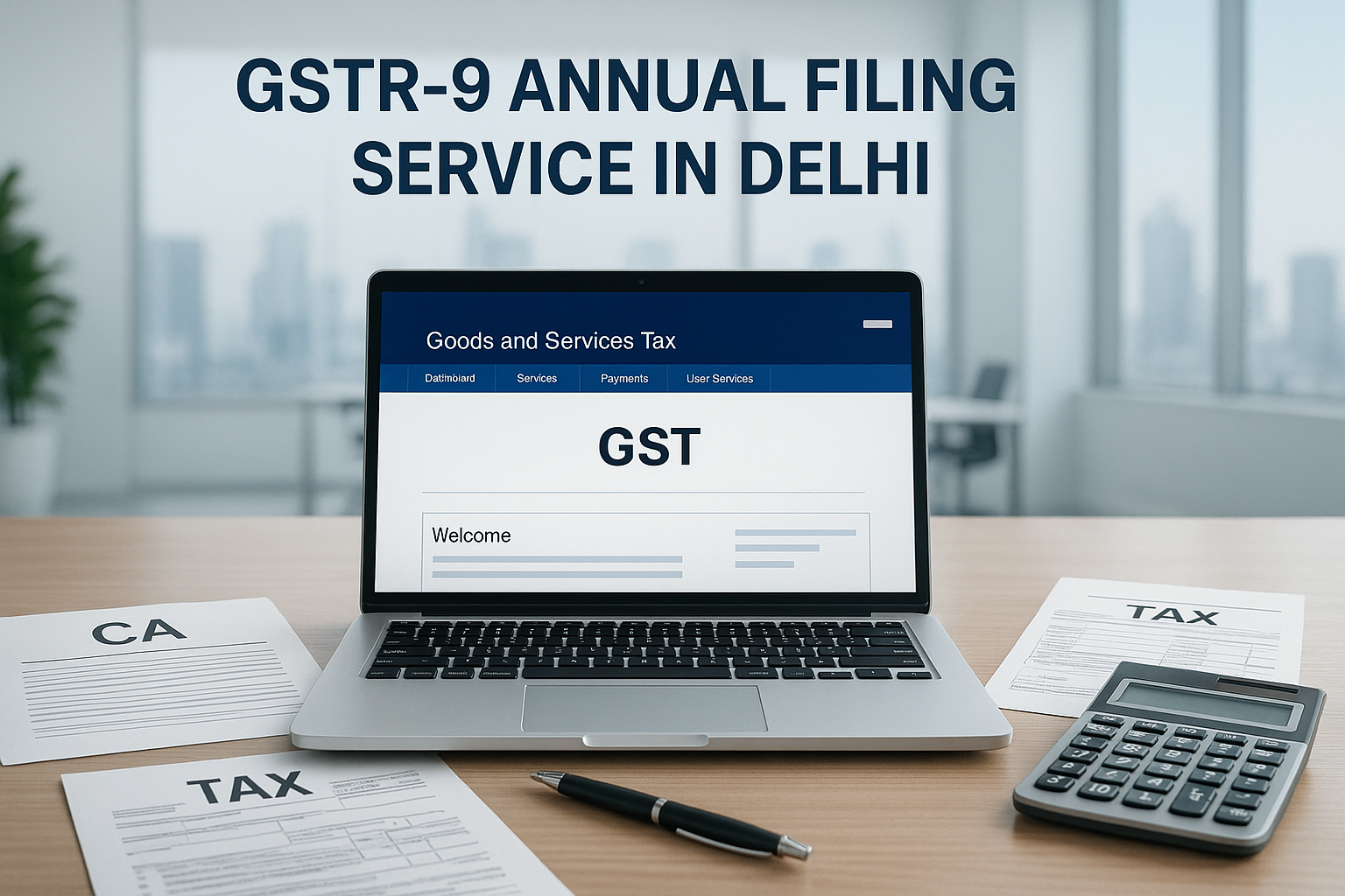 GSTR9 Annual Filing Service in Delhi 