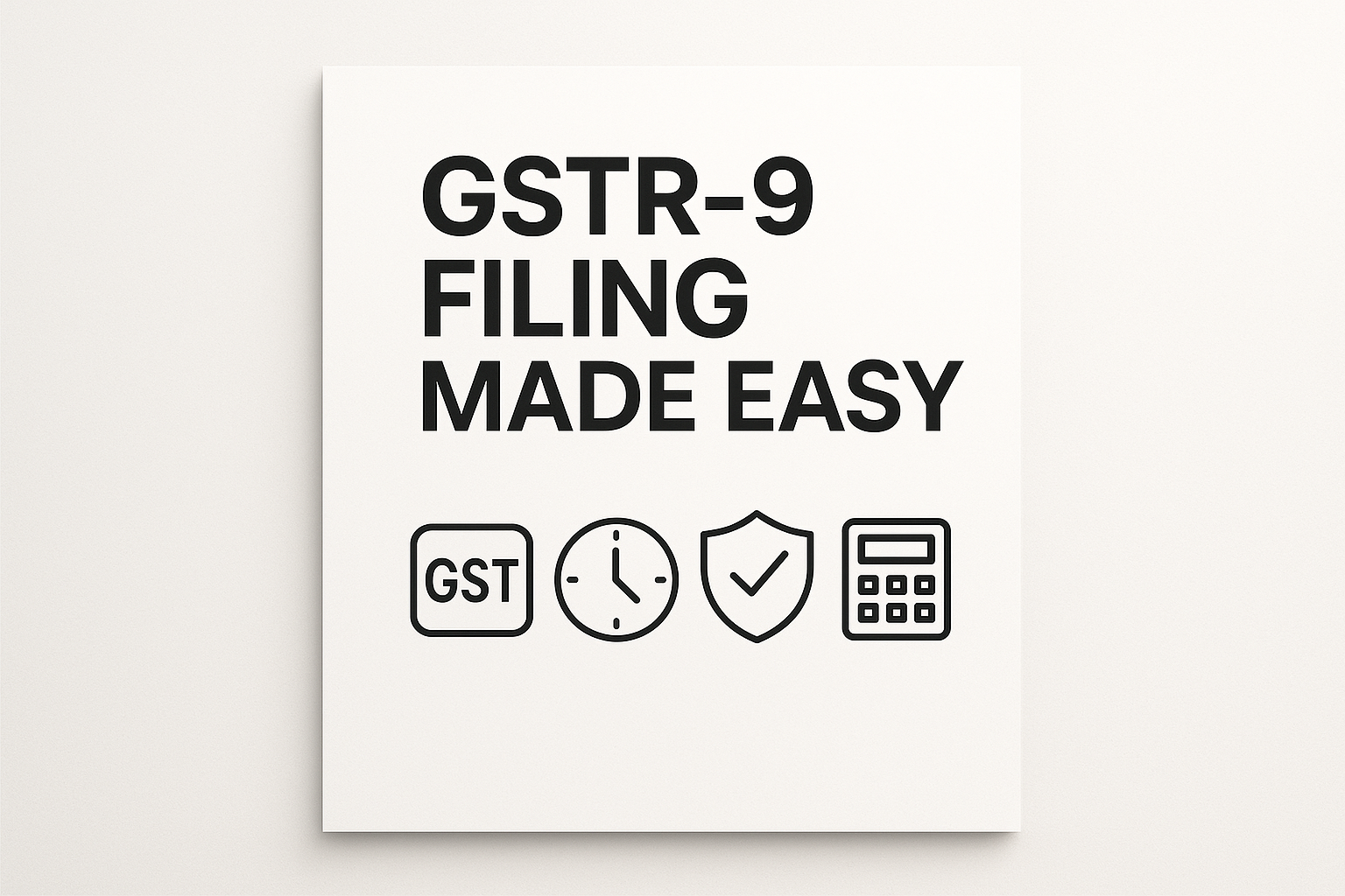 GSTR9 Annual Filing Service in Delhi